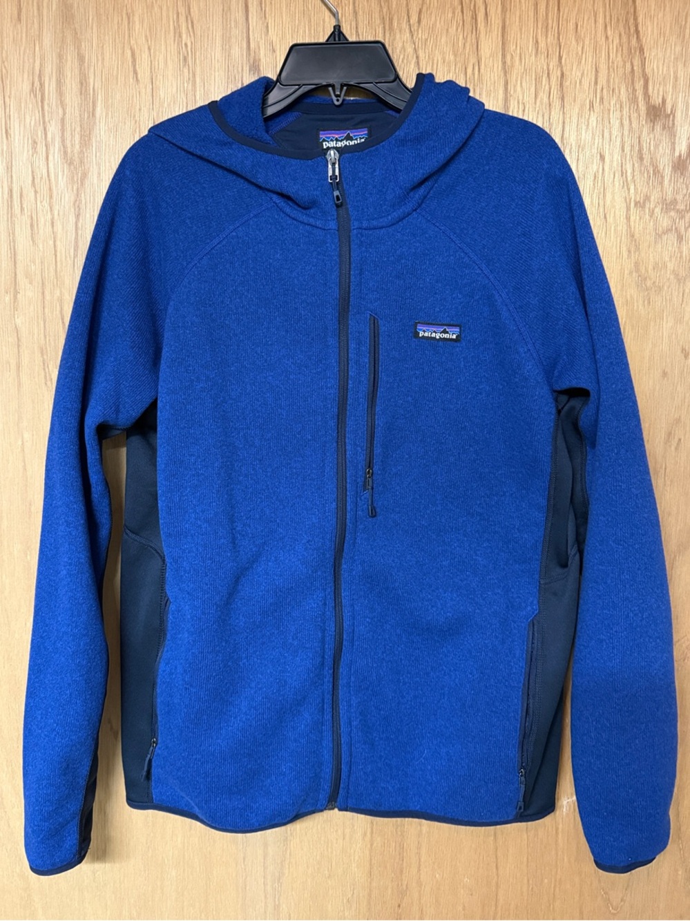 Patagonia Men’s Blue Full-Zip Hooded Performance Jacket